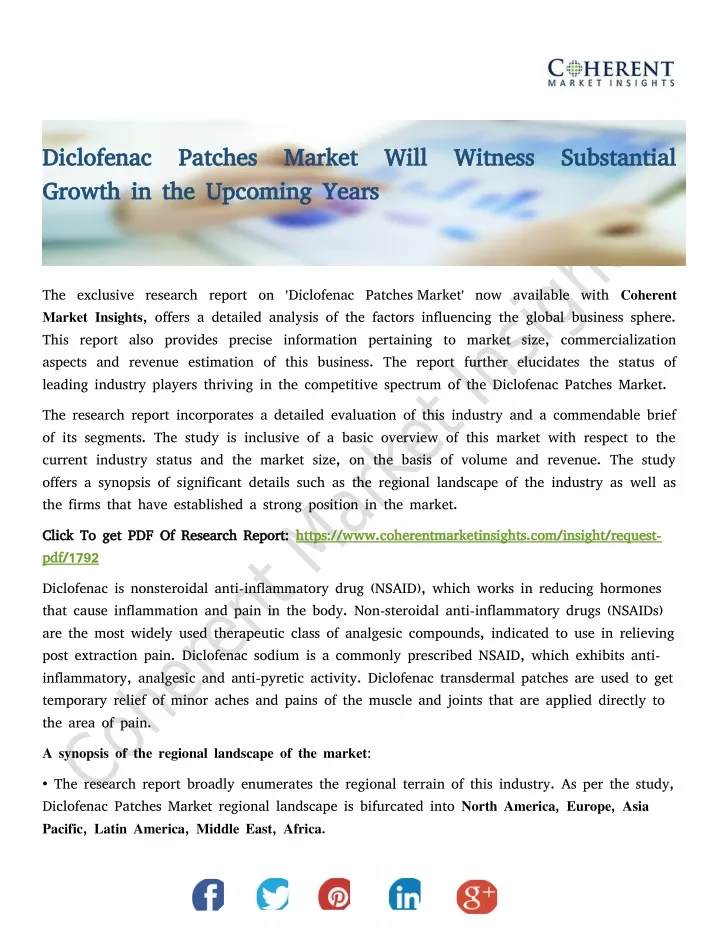 diclofenac patches market will witness