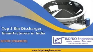Top 3 Bin Discharger Manufacturers in India1