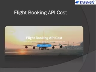 Flight Booking API Cost