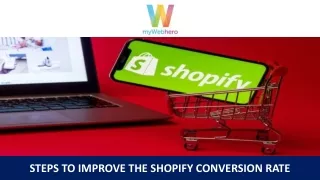 steps to improve the shopify conversion rate