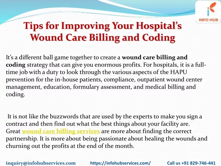 tips for improving your hospital s wound care
