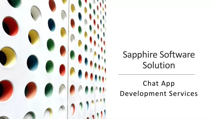 sapphire software solution