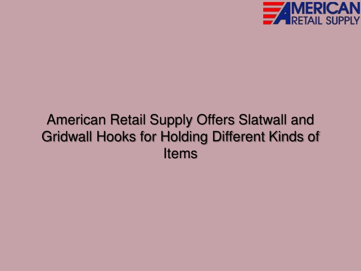 american retail supply offers slatwall