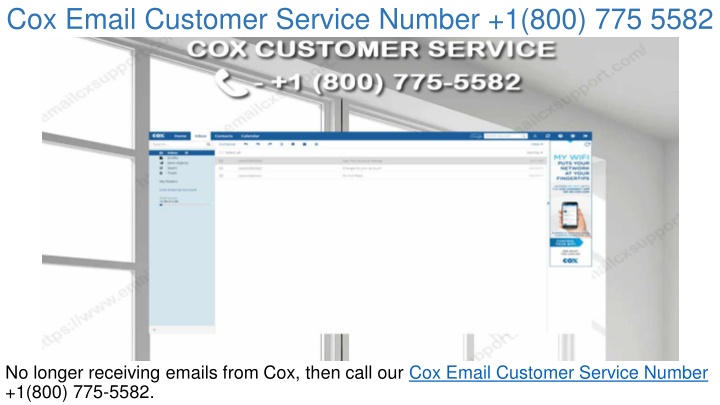 cox email customer service number 1 800 775 5582