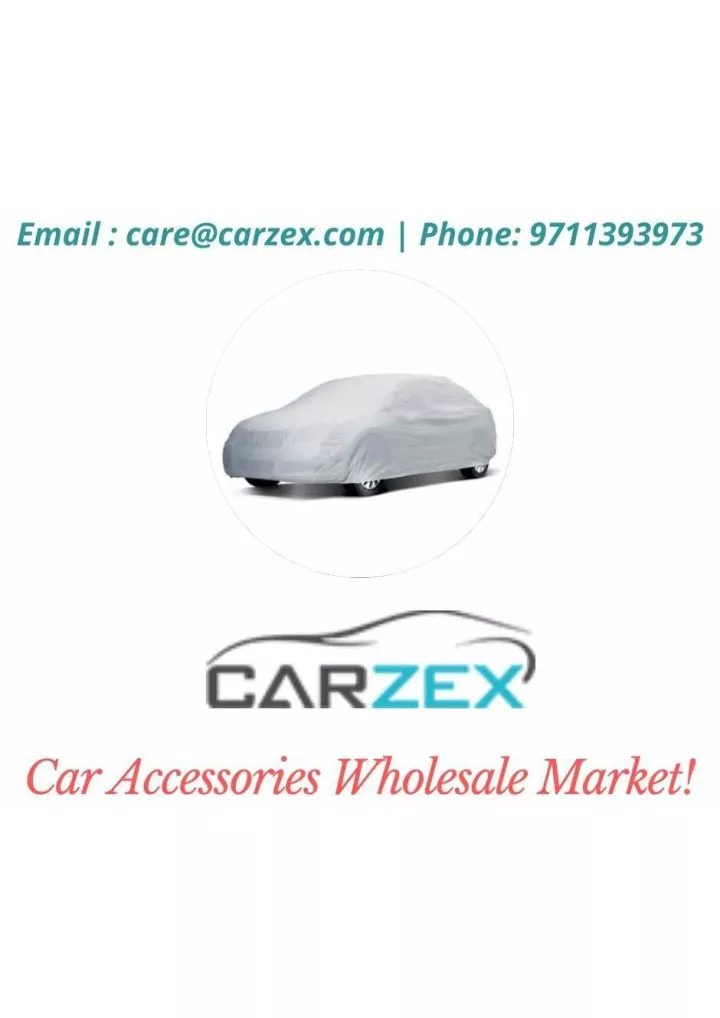 PPT Best Car Accessories shop in Delhi PowerPoint