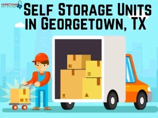 Find Self Storage Units & Facilities in Georgetown | Hometown Self Storage