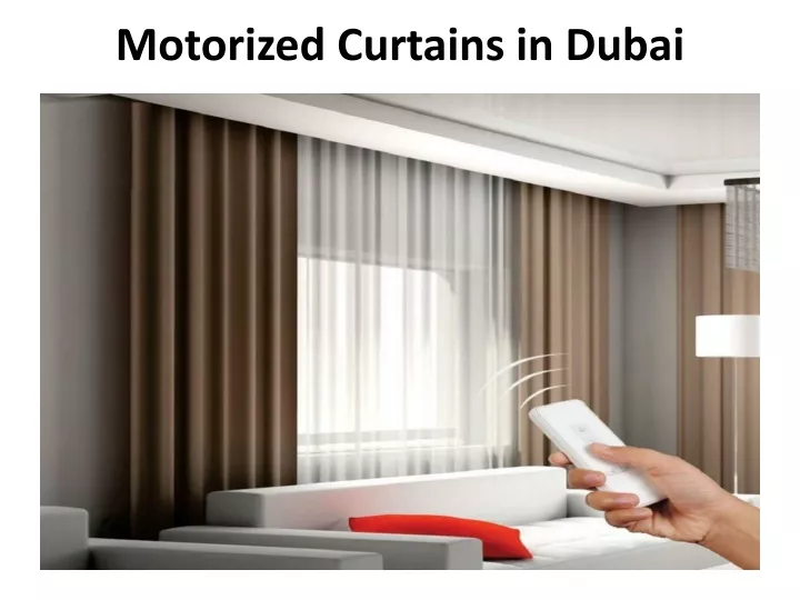 motorized curtains in dubai