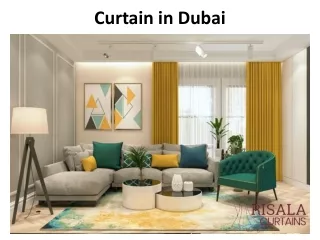 curtain in dubai
