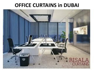 office curtains in dubai