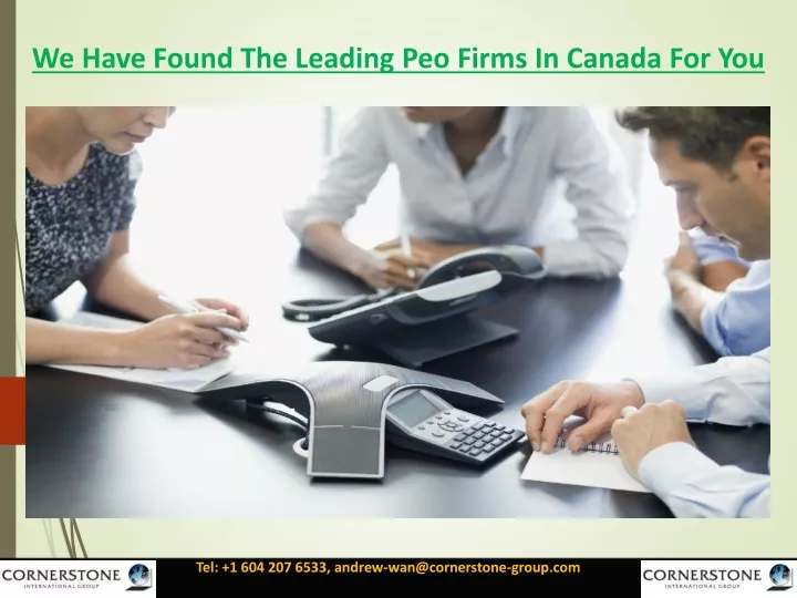 we have found the leading peo firms in canada