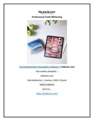 Professional Teeth Whitening