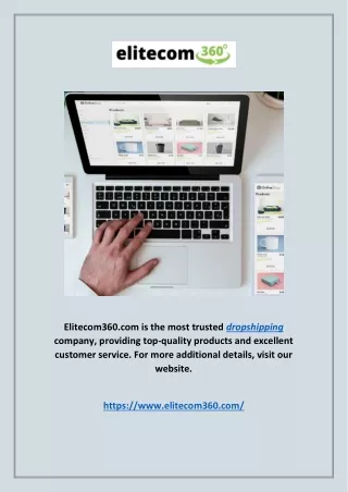elitecom360 com is the most trusted dropshipping