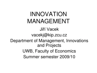 innovation management