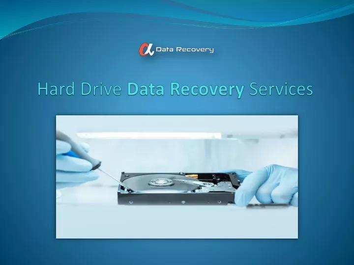 hard drive data recovery services