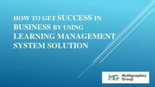 How To Get Success in Business by Using Learning Management System