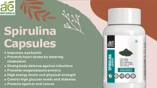 Spirulina Capsules | spirulina capsules uses | spirulina capsules benefits