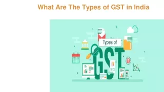 GST: What Are The Types of GST in India?