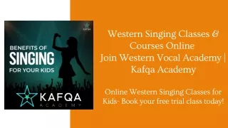 Western Singing Classes & Courses Online | Join Western Vocal Academy