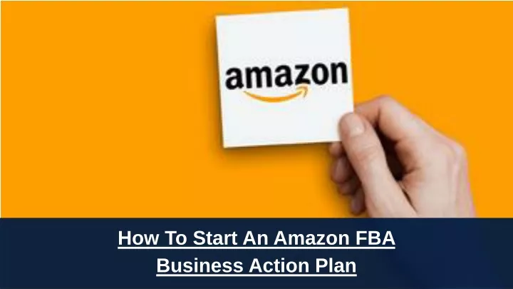 how to start an amazon fba business action plan