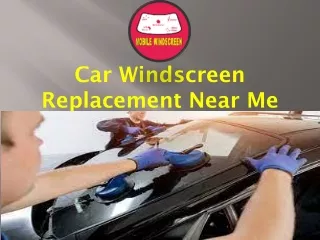 Car Windscreen Replacement Near Me