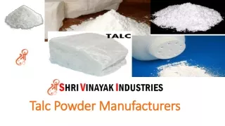 talc powder manufacturers