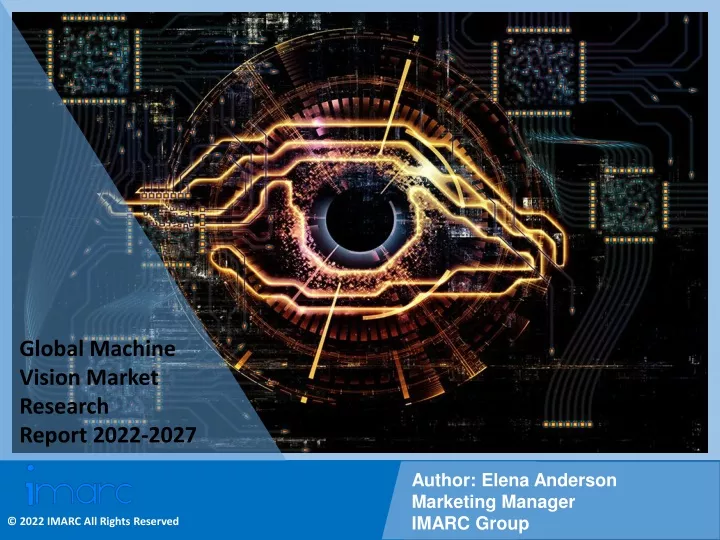 global machine vision market research report 2022