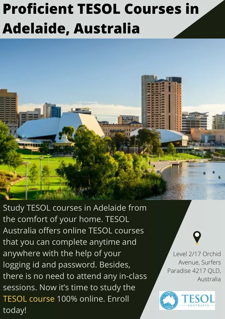 proficient tesol courses in adelaide australia