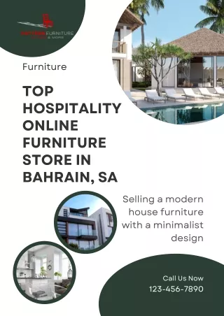 Top Hospitality Online Furniture Store in Bahrain, SA