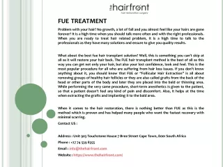 fue treatment
