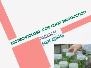 plant biotechnology