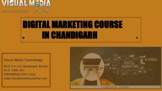 Best Web Designing ! Digital Marketing Training Institute In Chandigarh