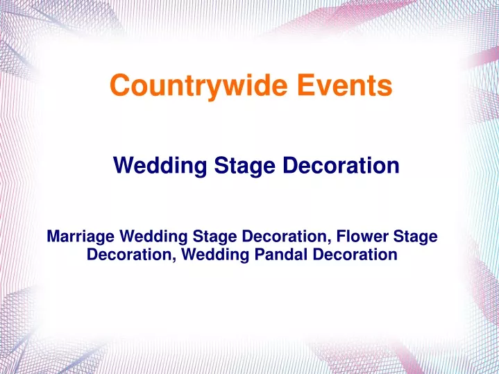 marriage wedding stage decoration flower stage decoration wedding pandal decoration