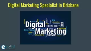 Digital Marketing Specialist in Brisbane