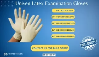 Univen Latex Examination Gloves site banner