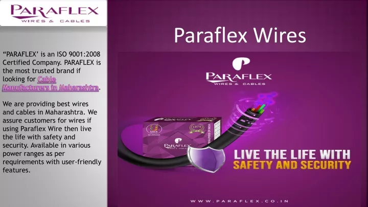 paraflex wires