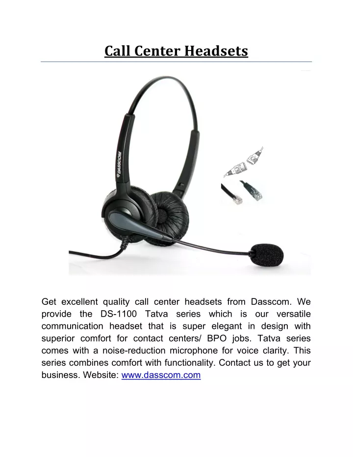 call center headsets