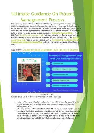 ultimate guidance on project management process