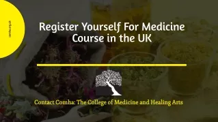 Register Yourself For Medicine Course in the UK