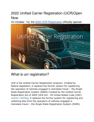 2022 ucr registration form