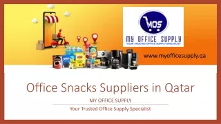 office snacks suppliers in qatar