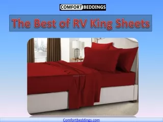 The Best of RV King Sheets