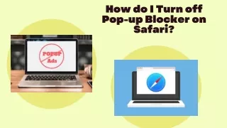 how do i turn off pop up blocker on safari