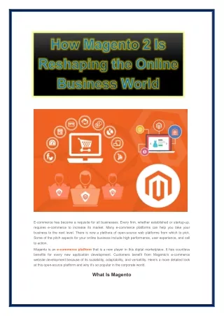 e commerce has become a requisite