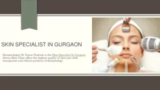 Skin Specialist In Gurgaon
