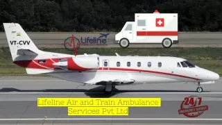 Get Budget Friendly Crater Air Ambulance Services in Lucknow by Lifeline