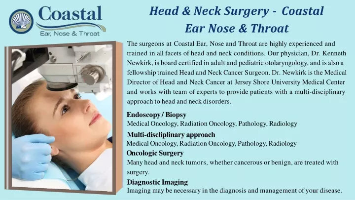 head neck surgery coastal ear nose throat
