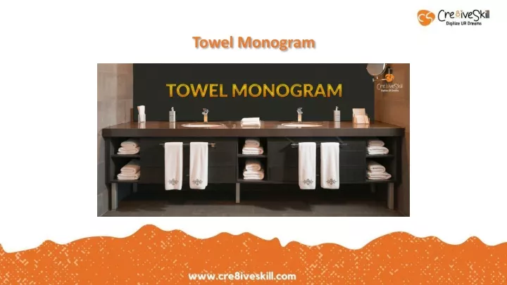 towel monogram