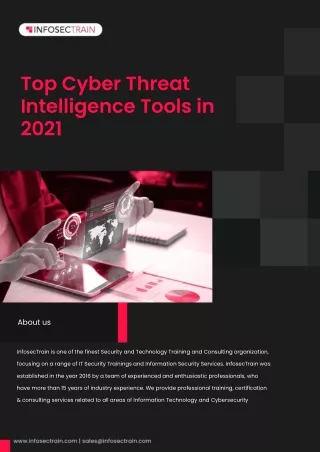top cyber threat intelligence tools in 2021