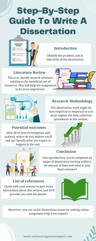step by step guide to write a dissertation
