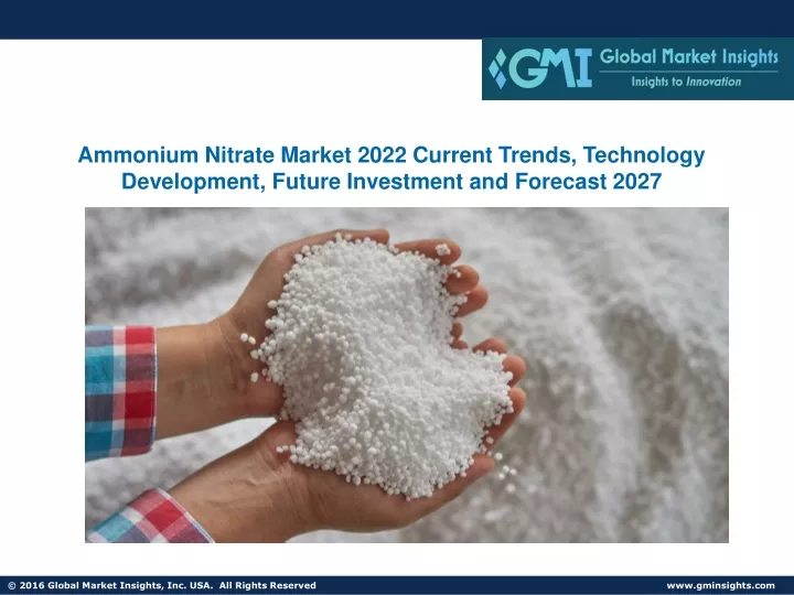 ammonium nitrate market 2022 current trends